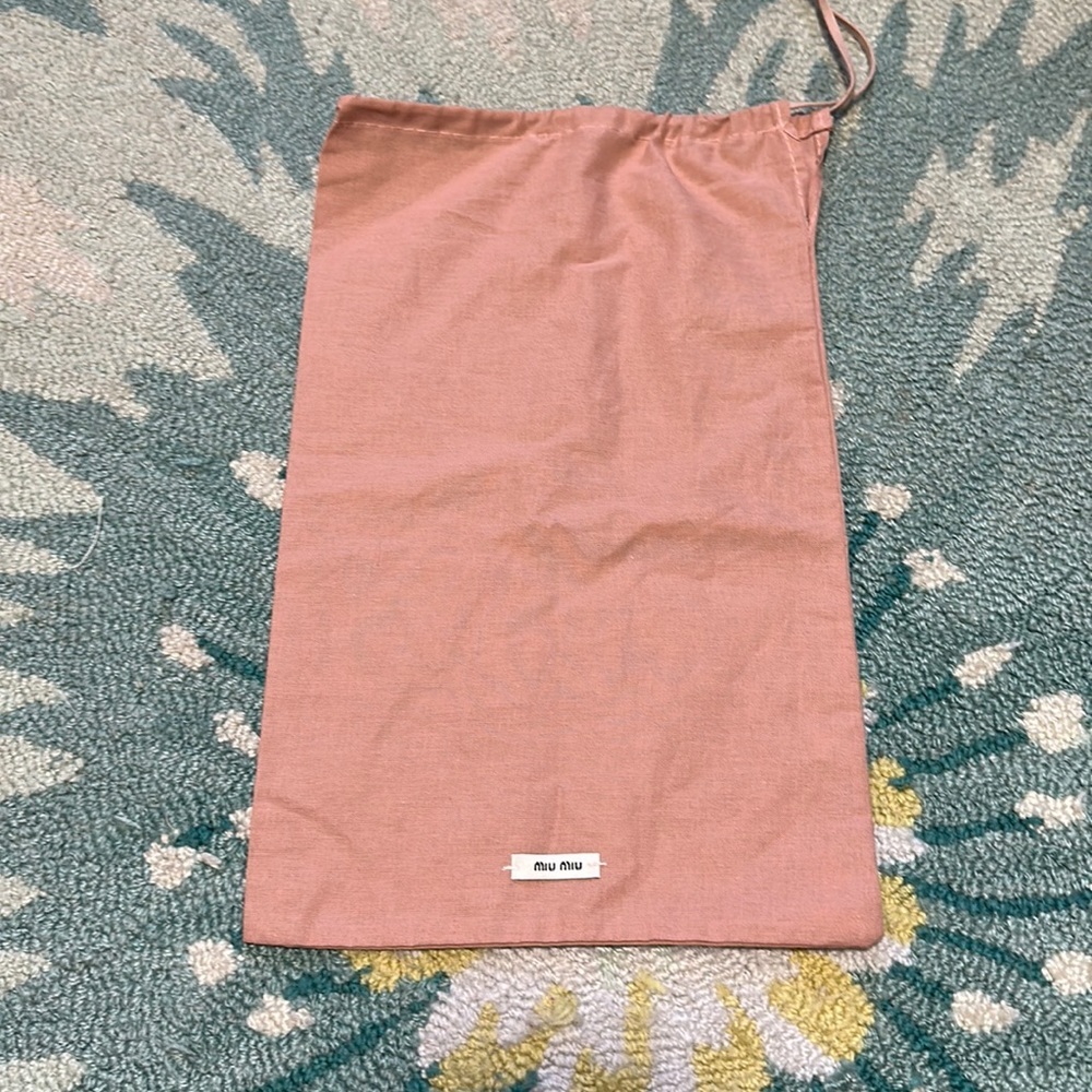 8x13” *Miu Miu Dust Bag*